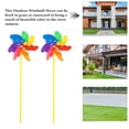 thumbnail image 3 of HLONK 8 Pcs Mini Windmill Spinners Colored Pinwheel Rainbow Decors, 3 of 8