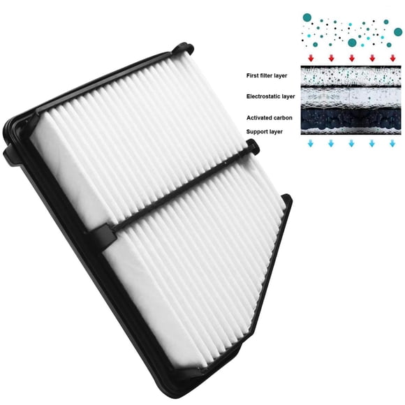 Beneges Engine Air Filter Compatible with 2016-2018 Honda Civic 2.0L Extra Guard Rigid Panel 17220-5BA-A00, 172205BAA00