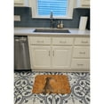 thumbnail image 3 of Carolines Treasures SS4899RUG Chocolate Natural Eared Doberman Wipe your Paws Machine Washable Memory Foam Mat 19 X 27", 3 of 4