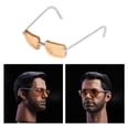 thumbnail image 3 of Gafas de sol Macarena 1:6 masculino muñeca Gafas de sol aficionado juguetes Metal, 3 of 8