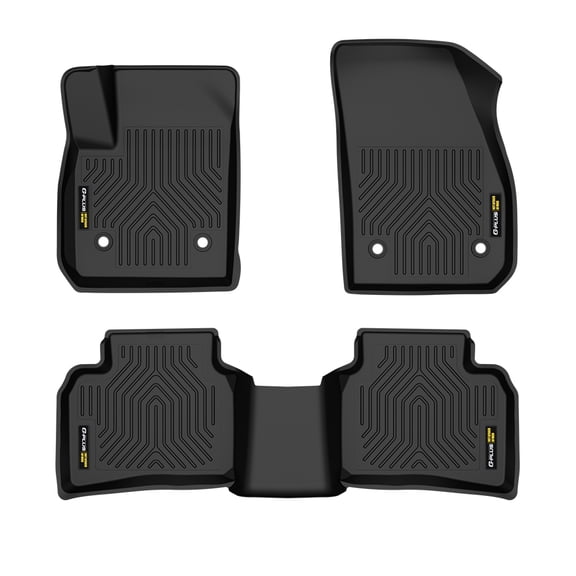 TPE Floor Mats Black 3Pcs Fit For Cadillac XT4 2019-2024 All Weather