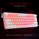 thumbnail image 2 of Teclado Gamer Redragon Fizz Pro Rosa/Blanco 60% Wireless, 2 of 6