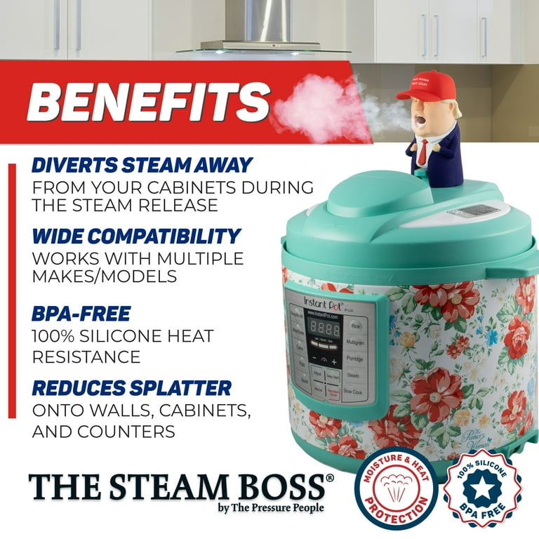 The Steam Boss - Steam Diverter - Compatible with Instant Pot LUX / Ninja  Foodi and more (Potus) 