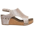 thumbnail image 1 of Corkys  Womens Carley Metallic Leopard   Sandals Casual, 1 of 5