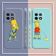 thumbnail image 5 of Case For Oneplus 5 6 9 9R 8 8T 7 7T A3 2 2V NORD 3 2 Lite Pro Simple Liquid Silicone Case Funny The S-Simpsons, 5 of 5