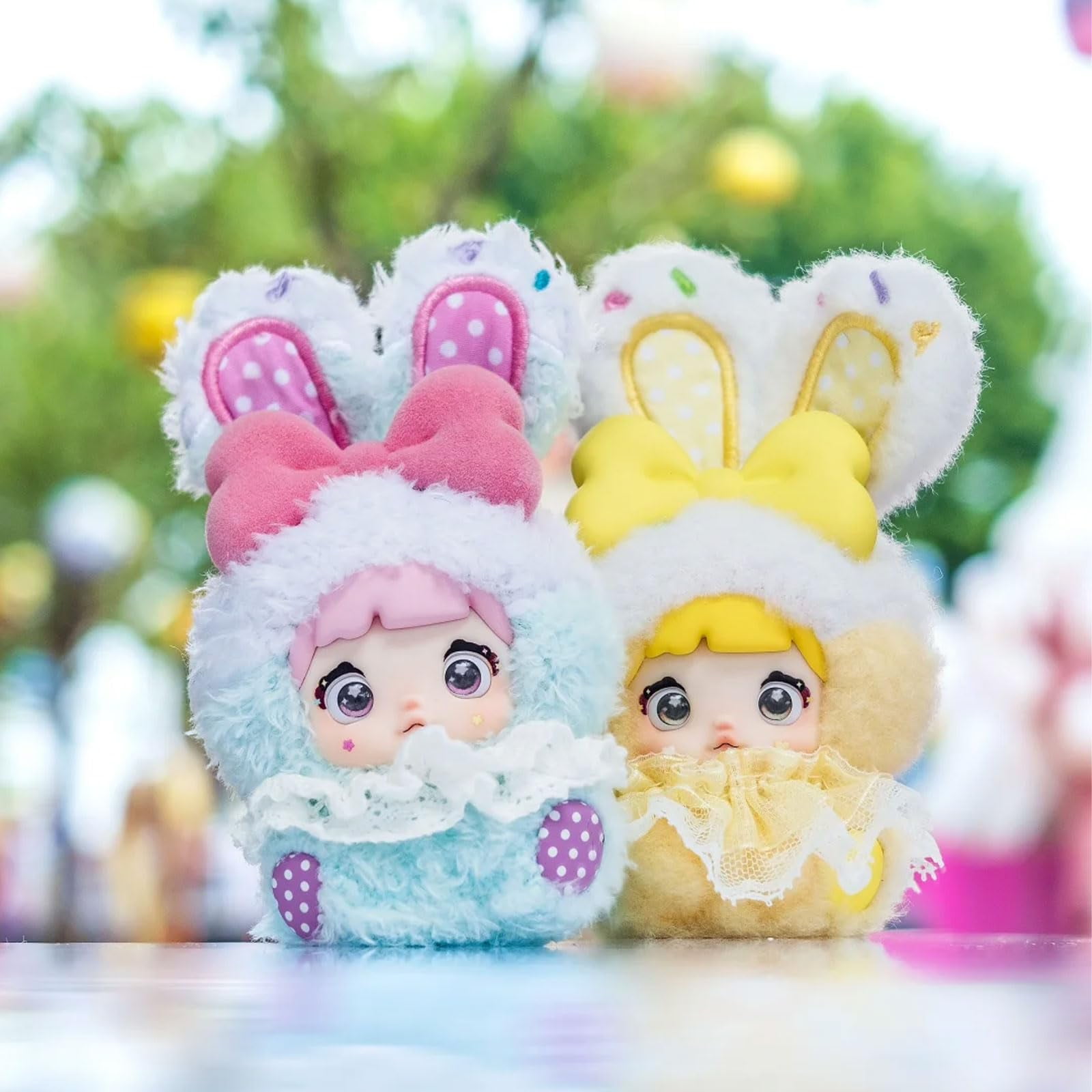 Blind Box Plush Blind Box Small Cute Plush Bunny Stuffed Animal Stuffed Bunny Plush Collectible Doll for Display Gifting Single Pack
