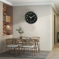 thumbnail image 4 of 12 Inch Luminous Silent Non Ticking Night Glow In The Dark Quartz Wall Clock, 4 of 6