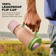 Ninja BlendBOSS 26-Oz Personal Blender, for Smoothies & Frozen Drinks, Travel Tumbler with LeakProof Lid and Chug Spout, Auto-iQ Technology, 1200PW, DB301GN Watermelon Bubblegum