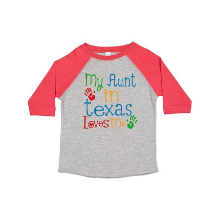 

Inktastic My Aunt in Texas Loves Me Gift Toddler Boy or Toddler Girl T-Shirt