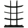 thumbnail image 2 of Oceanstar 12-Bottle Dark Espresso Bamboo Wine Rack with Modern Design, 2 of 2