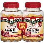 Spring Valley Fish Oil Enteric, 1200mg, 100ct