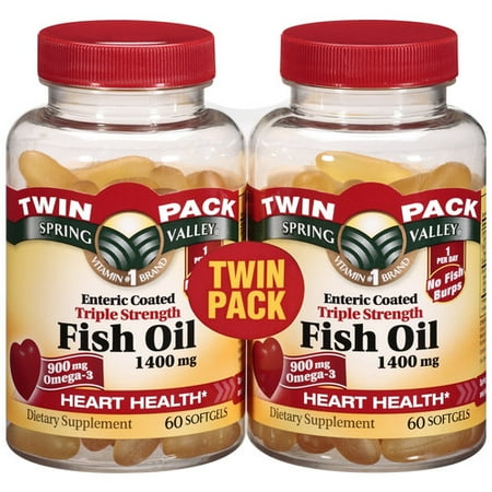 Spring Valley Fish Oil Enteric, 1200mg, 100ct