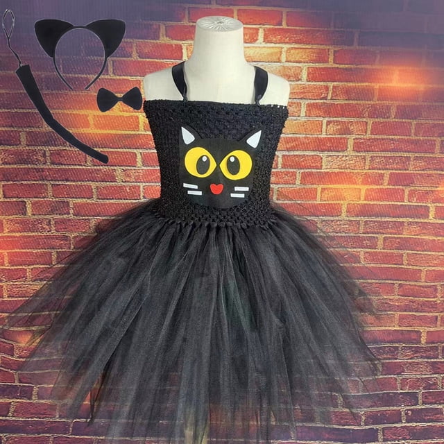 Robe Fille à Volants Sans Manches Robe en Tulle pour Bébé Robes de Printemps pour Filles Robe de Princesse d'Été pour Fête Robes pour Bébé 8-9 Ans