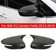 thumbnail image 2 of Carbon-For KIA K3 Cerato Forte Ceed 2 2013-2018 Car Side Mirror Cover Wing Cap Exterior Door Rear View Case Trim Carbon Fiber Sticker, 2 of 7