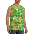 thumbnail image 2 of Kdxio St Patrick's Day6 for Men's Muscle T-shirt,Sleeveless for Workout Running Athletic Gym Lounge Casual, 2 of 7