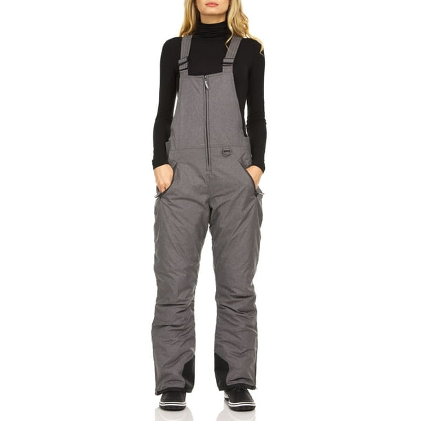 Swiss Tech Women's Plus Size Ski and Snowboard Bibs