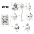 thumbnail image 2 of 20 Pack Christmas Tree Decorations, Realistic Candy Props ,Cane Lollipop Hanging Ornaments, Christmas Balls Hanging Decor for Wreath Window Party Christmas Tree Decorations B Style, 2 of 7