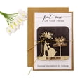thumbnail image 3 of Rustic Wedding Save the Date Wooden Magnet 20 Custom Engraved Wooden Magnet Personalized Gift, 3 of 3