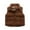 Coffee, variant on dazeni Little Boys Girls Toddler Winter Warm Zip Up Sleeveless Vest Lightweight Quilted Puffy Jacket Waistcoat with Pockets for Kids