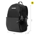 thumbnail image 3 of TOTTO Mochila Mediana para Mujer Porta Laptop 14 Repelente a Líquidos | Escuela - Oficina - Viaje |  negro M, 3 of 7