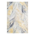 thumbnail image 2 of Unique Loom Outdoor Botanical Collection Area Rug - Winnow (4' 1" x 6' 1" Rectangle Gray Ivory Yellow), 2 of 11