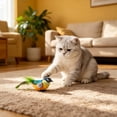 thumbnail image 6 of Interactive Cat Toys Bird - Realistic Cat Interactive Toys for Indoor Cats with Catnip and Feather, Bored Kitten Kicker Green, 6 of 6