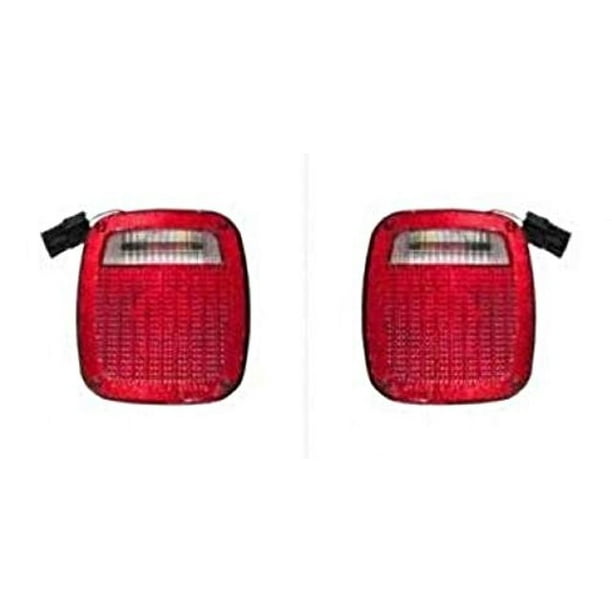 Fits 9806 Wrangler Tail LAMP Assemblies Left & Right W/Square