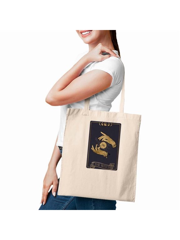 Tarrot Card Misterious The Witch Card Official Design Tote Bag