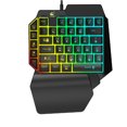 thumbnail image 1 of Teclado de una sola mano izquierda Teclado de juego de sensación mecánica Tableta móvil Teclado para juegos de computadora portátil, Tipo 2 Jumpingount EL2752-02B, 1 of 2