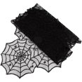 thumbnail image 3 of Spider Web Table Cloth Halloween Cobweb Lace Fabric Runner Cover-Stripe 45*183cm, 3 of 5