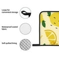 thumbnail image 6 of ZNDUO Oven Mitts and Pot Holders Sets, Yellow Cartoon Lemon Pattern Non-Slip Cooking Oven Mitt, 6 of 8