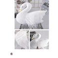 thumbnail image 3 of Almohada de peluche con forma de corona de princesa con forma de cisne blanco, 35 cm, 3 of 4