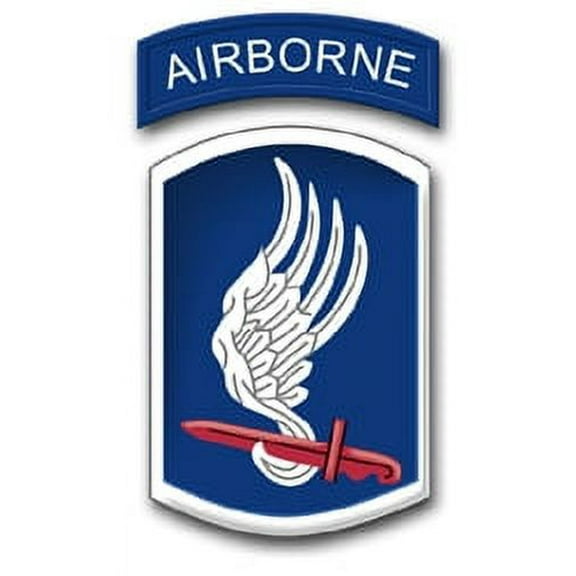 5.5 Inch Army 173rd Airborne Brigade Patch Vinyl Transfer Decal