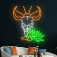 thumbnail image 5 of Handmadetneonsign Cow Head Neon Sign, Cow Skull Head Wall Art Decor, Longhorn Bull Wall Decor, 5 of 5