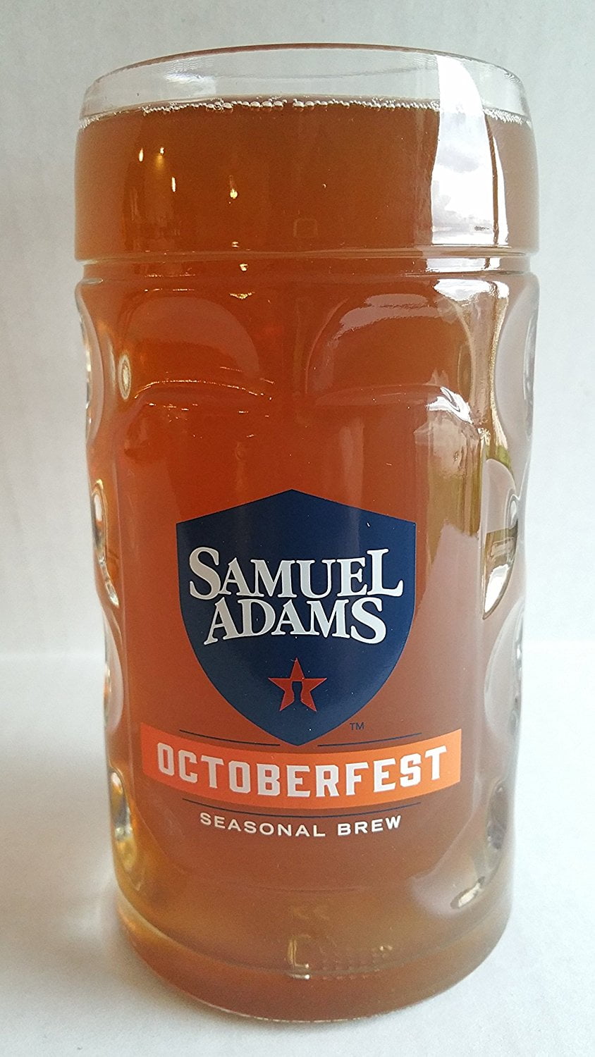 Details about   SAMUEL ADAMS Octoberfest "5 Varieties of MALTED BARLEY" Glass 6.5" Beer Mug 