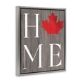thumbnail image 3 of Stupell Industries Maple Leaf Home Typography Gray Framed Floater Canvas Wall Art design by Lil' Rue, 21 x 17, 3 of 9