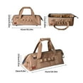 thumbnail image 3 of Guardurnaity Bolsa de almacenamiento de estacas para tienda de campaña al aire libre, soporte resistente al desgaste para uñas, accesorios Envolturas para manijas de equipaje Negro, 3 of 6