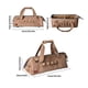 thumbnail image 4 of Bolsa de almacenamiento de estacas para tienda de campaña al aire libre, soporte resistente al desgaste para uñas, accesorios impermeables para Envolturas para manijas de equipaje Color arena Minnieouse AP012114-01, 4 of 6