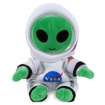 DolliBu Green Alien Astronaut Plush Toy - Super Soft Space Creature Astronaut Stuffed Toy with Space Helmet and NASA Astronaut Suit, Spaceman Doll Decor for Girls and Boys - 6 Inch