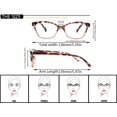 thumbnail image 3 of Gafas de lectura OLOMEE para mujer y mujer con aumento de 0,75, paquete de 4, 3 of 7