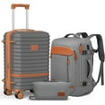 thumbnail image 1 of Joyway Ensemble de Bagages Cabine 3 Pcs avec Roues Pivotantes Cadenas TSA, Ensemble Léger à Coque Rigide, 1 of 6
