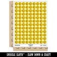 thumbnail image 2 of Basketball Sport 200+ Round Stickers - Yellow - Matte Finish - 0.50" Size, 2 of 3