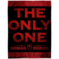 Sleep Squad Red Roman Reigns 60" x 80" Raschel Plush Throw Blanket