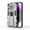 Gray, variant on Allytechgroup Compatible with iPhone 16 Case with Stand, Rotated Kickstand Hard PC Soft TPU Military Grade Shockproof Protective Cover for iPhone 16 Case Women Men, Silver