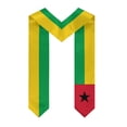 thumbnail image 3 of More design Graduation shawl Guinea-Bissau Flag & United States Flag Stole Sash Honor Study Aboard International Students, 3 of 9