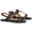 Black, variant on Women’s Miller Two-Band Leather Sandal (Black)