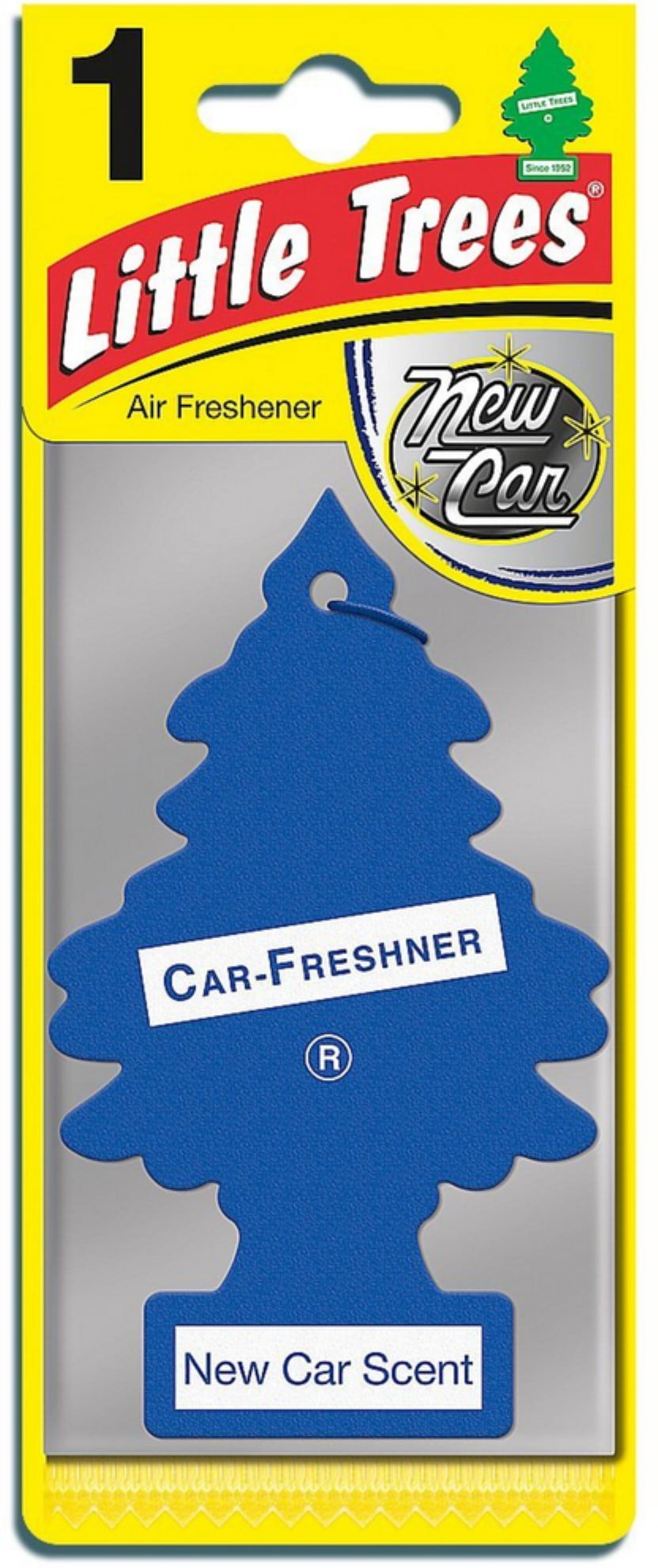 Little Trees Car Air Freshener, New Car Scent 1 ea (Pack of 3