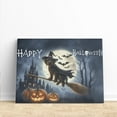 thumbnail image 3 of Happy Halloween Wirehaired Pointing Griffon Witch Pumpkins Bats Horizontal Matte Canvas Poster Dog Lover Wall Art Home Decor - 13012, 3 of 5