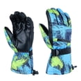 thumbnail image 4 of Advancent 1 par de guantes portátiles a prueba de viento, impermeables, para bicicleta, pantalla táctil térmica, accesorio para montar, para Escalada L azul, 4 of 6