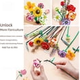 thumbnail image 3 of Bloques de construcción Regalo para niña de las flores Bloques de construcción de partículas pequeñas Juguete ensamblado Atracción turística Regalo diy, 3 of 5